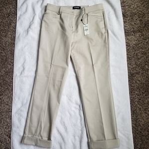 Express Khaki Capri